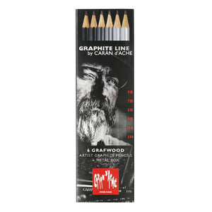 Caran d'Ache Grafwood 775 Pencils and Tin (6) - image 3