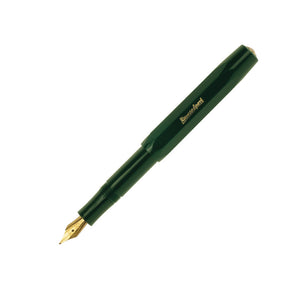 Kaweco Classic Sport Fountain Pen - Green Uncapped