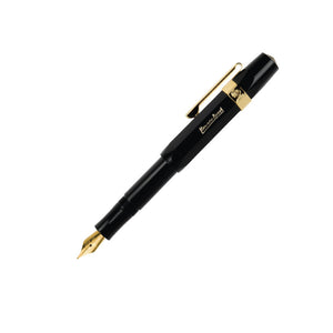 Kaweco Classic Sport Fountain Pen - Black Uncapped With Gold Pocket Clip