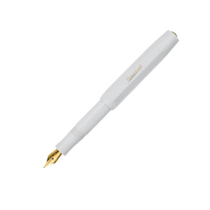 Kaweco Classic Sport Fountain Pen - White Uncapped