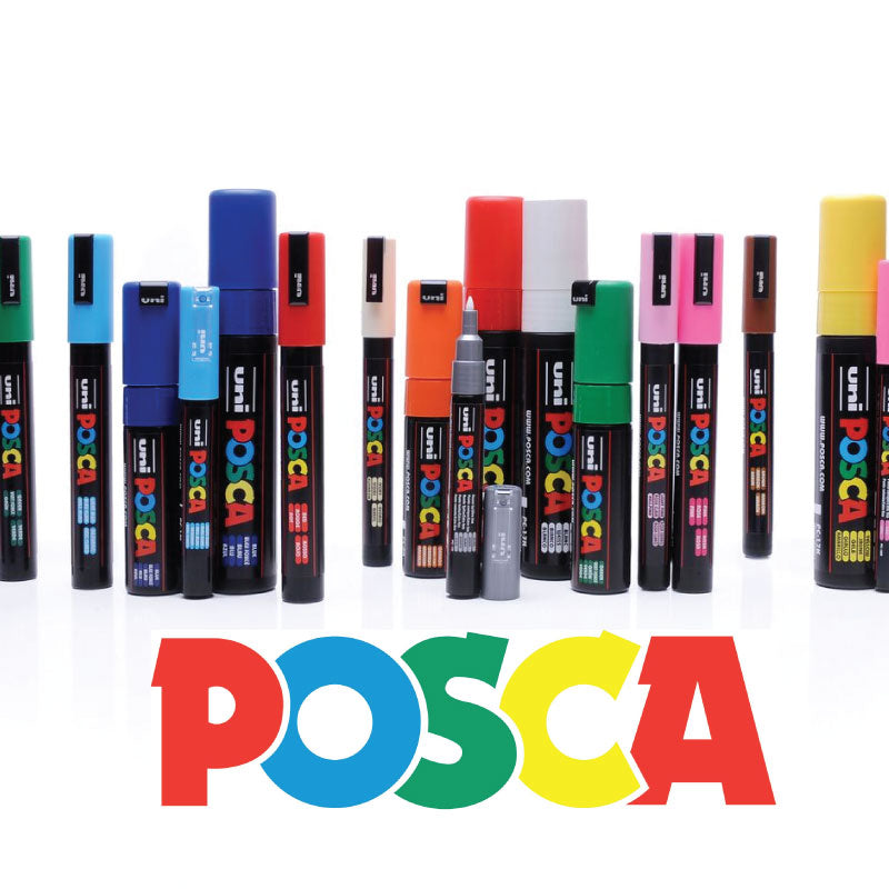 The writing's on the wall or window or floor or mug or shoes...POSCA