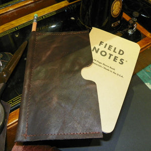 Genuine Leather Holder for Field Notes Pocket Notebook and pencil