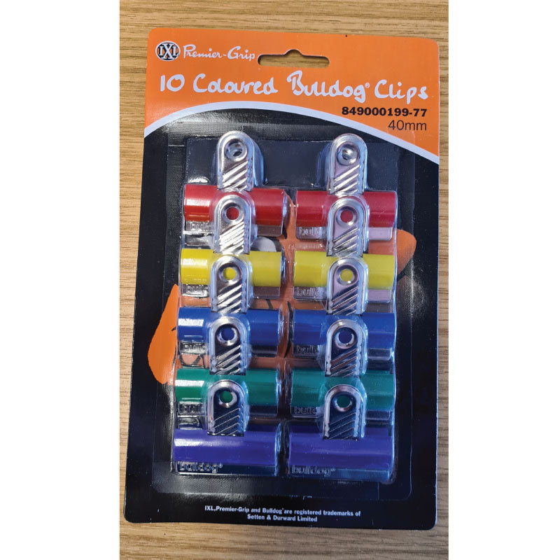 Bulldog clip nickel 40 mm