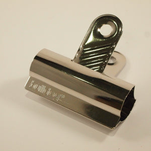 Bulldog clip nickel 60 mm - single image