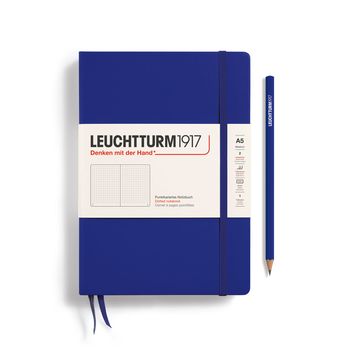 Leuchtturm1917 A5 Medium Notitieboek Dotted Natural Colours Softcover Forest Green Leuchtturm1917 A5 Medium Notitieboek Dotted Natural Colours Softcover Forest Green