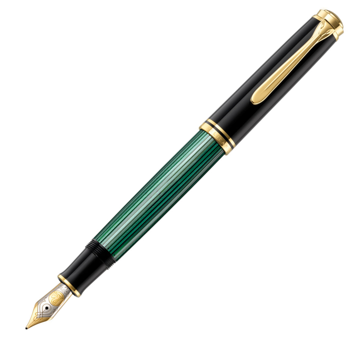 Pelikan Souveran M800 Black and Green fountain pen