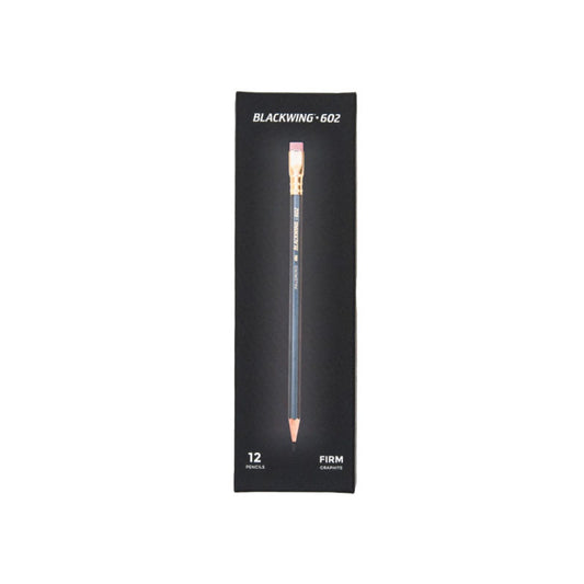 Blackwing 602 palomino pencil showing box