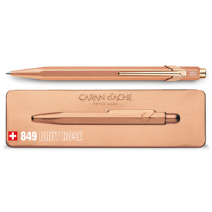Caran d'Ache 849 POPLINE Ballpoint Pen - Gift Line Brut Rosé