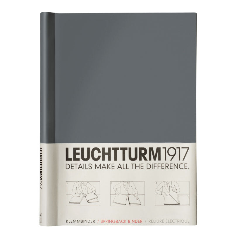 Leuchtturm Springback folder anthracite 