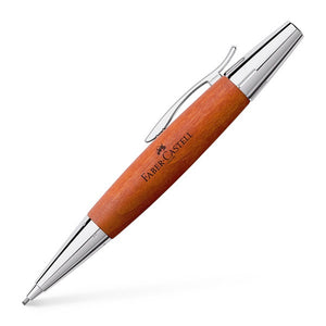 Faber-Castell E-Motion Wood / Chrome-plated Metal Propelling Pencil Brown