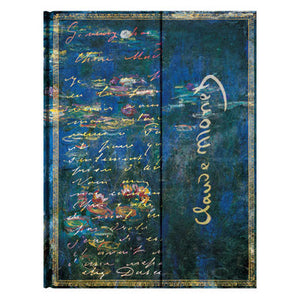 Paperblanks Embellished Manuscripts Journal - Ultra Claude Monet (Letter to Berthe Morisot with 'Water Lilies' backdrop)