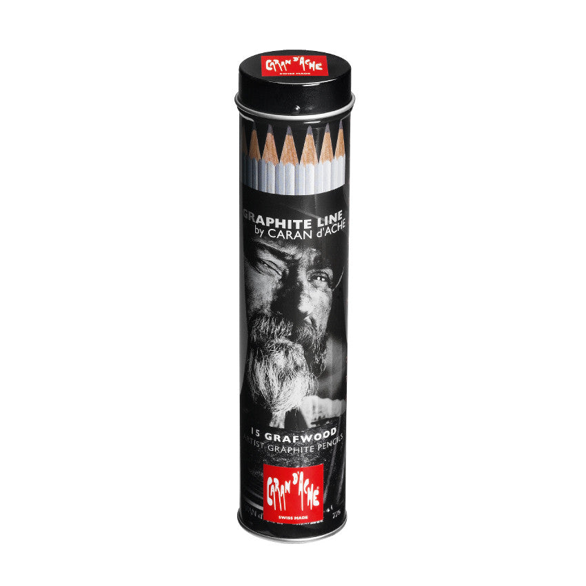 Caran d'Ache Grafwood 775 Pencils and Tin (image 2)