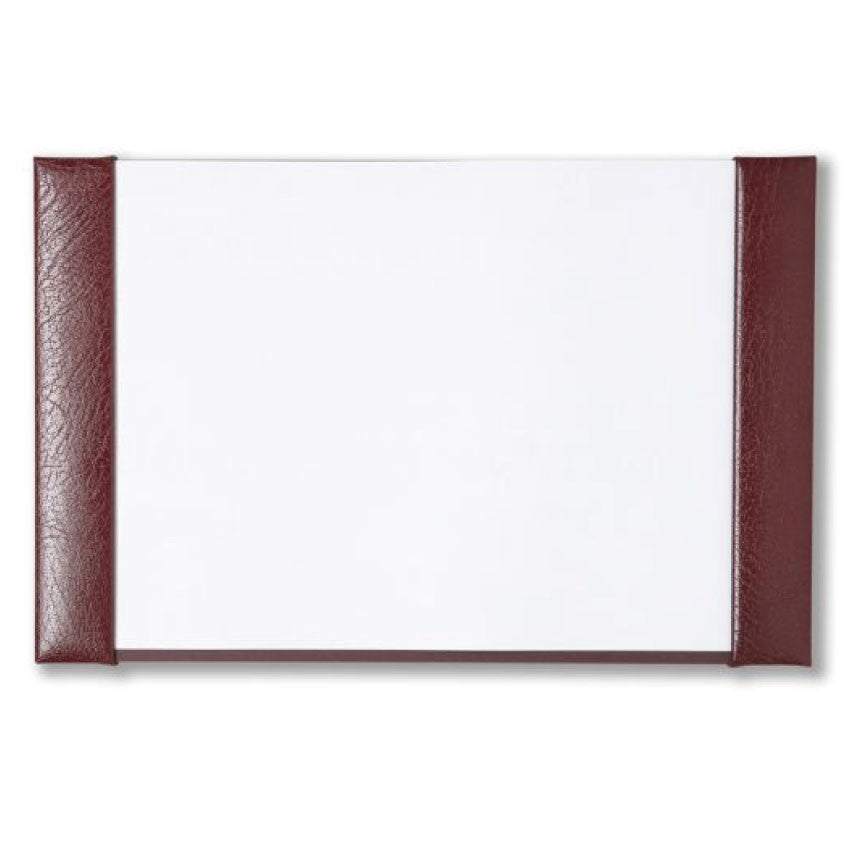 Cathian Leather Half Demy Desk Blotter - Burgundy