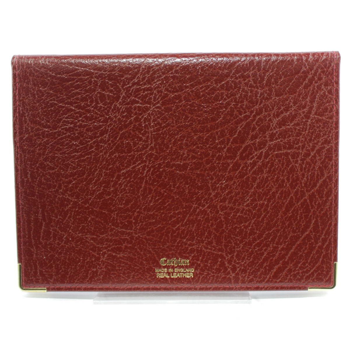 Cathian Leather Address and Telephone Book - Burgandy - Back