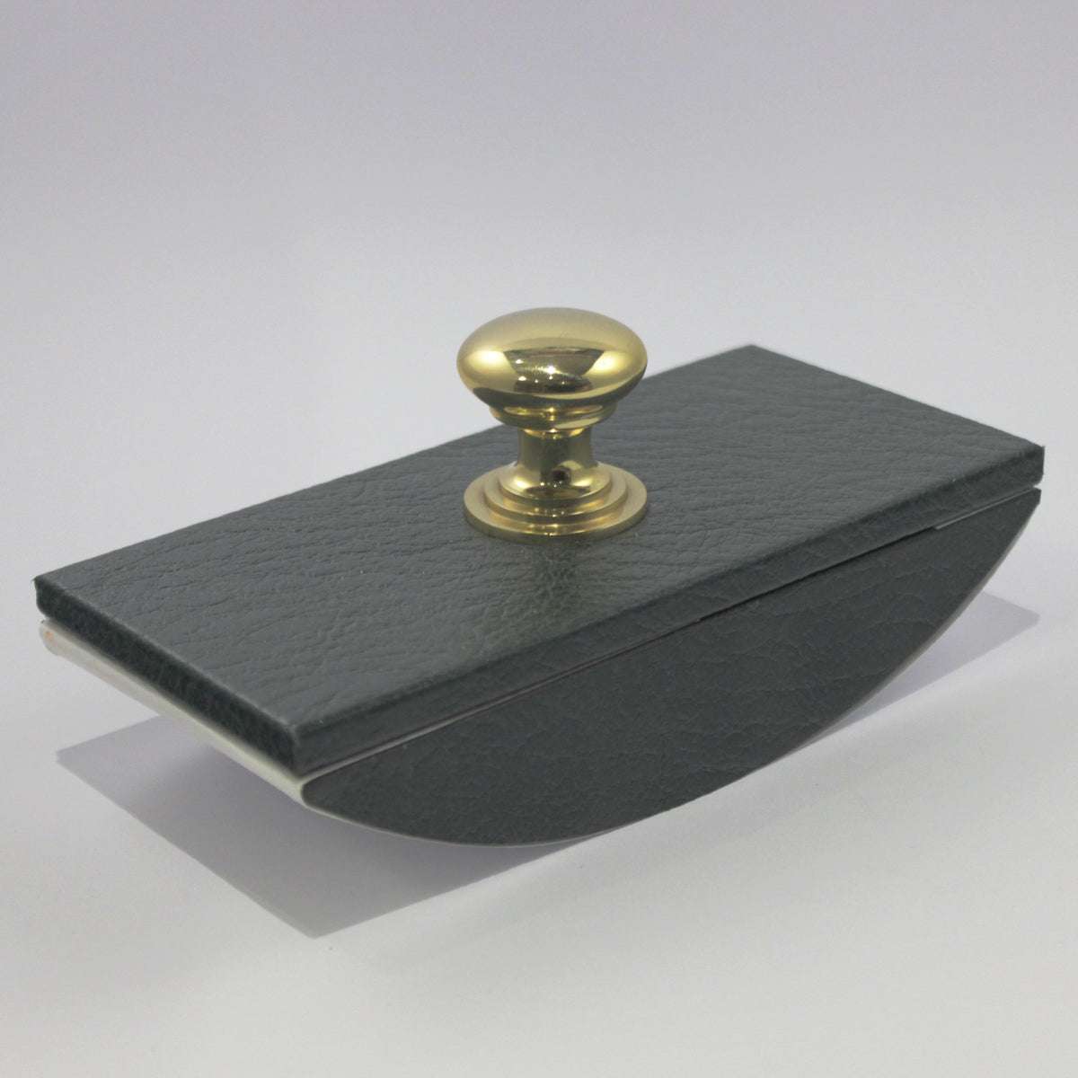 Cathian Leather Rocker Blotter - Green
