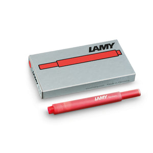LAMY T 10 Giant Ink Cartridge Fountain Pen Refill Red