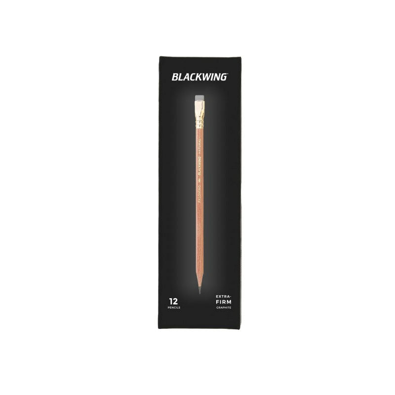 Blackwing 602 palomino pencil showing box