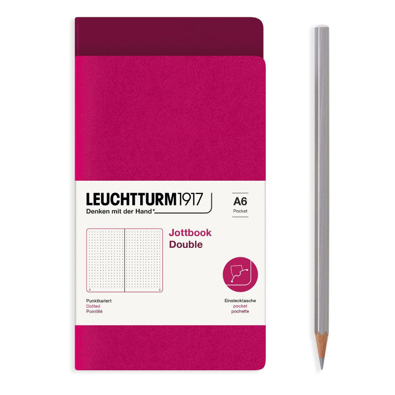 Leuchtturm1917 Jottbook A5 Medium Flexcover Ruled Notebook Set - Lemon