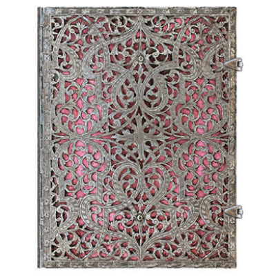 Paperblanks Silver Filigree - Ultra Blush Pink