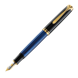 Pelikan Souverän M600 Black-Blue Fountain Pen Image 1