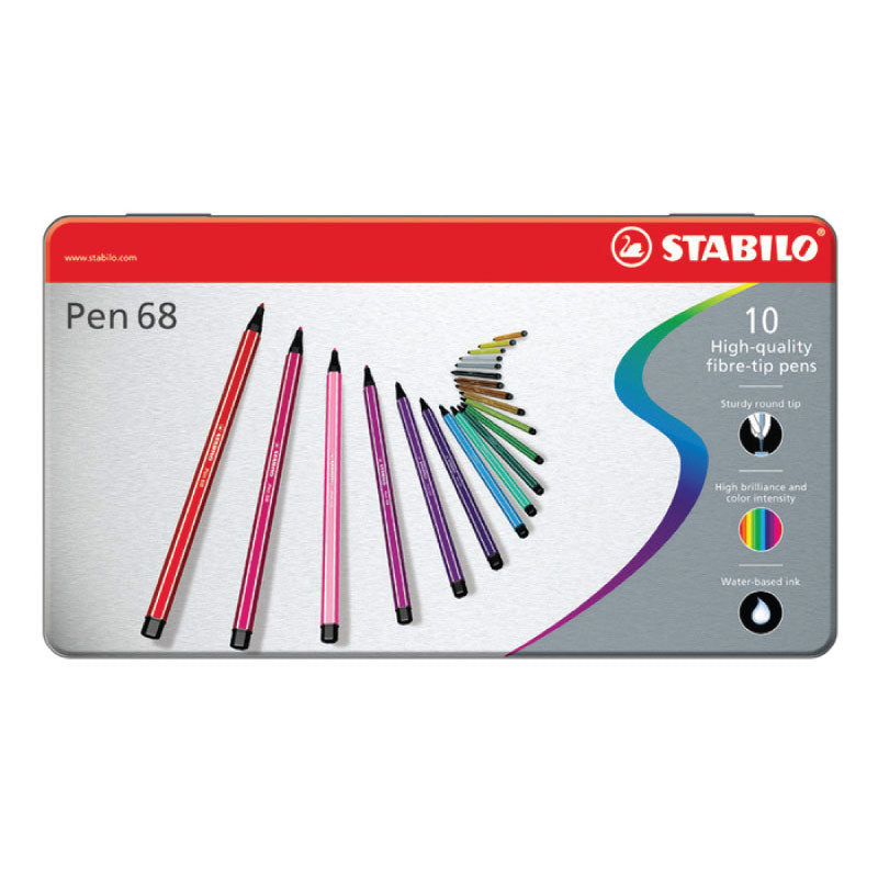 Stabilo Pen 68 high quality fibre tip pens