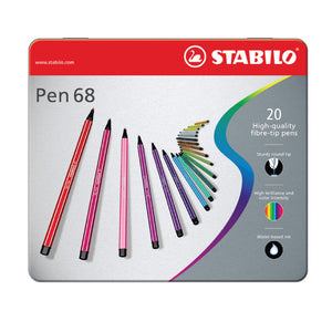 Stabilo Pen68 Fibre Tip Colouring Pens