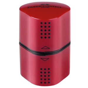 faber castell grip trio sharpener red