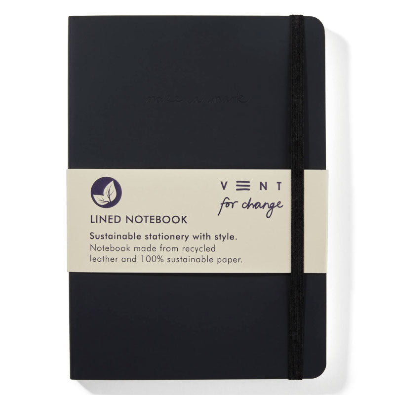 Vent to change a5 lined notebook charcoal