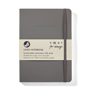 Vent to change a5 lined notebook elephant grey