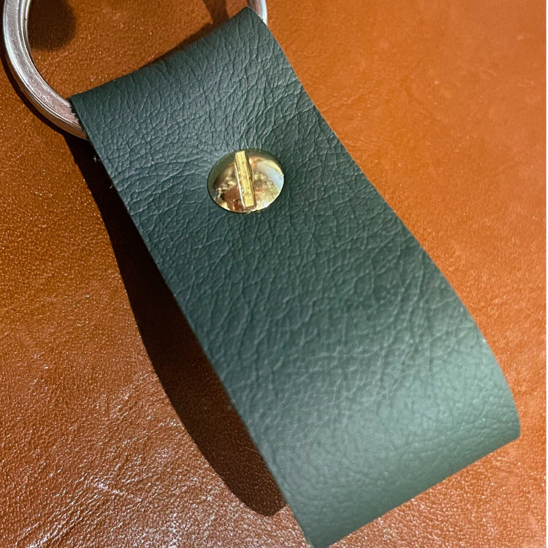 Real Leather Bell Key Case from Arnold Leather Goods