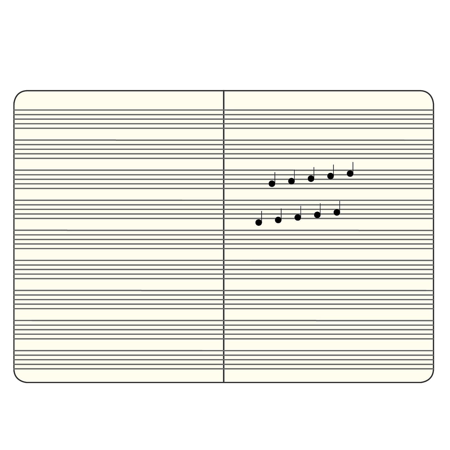 LEUCHTTURM1917 A4+ Master Slim Sheet Music Notebook Page Layout