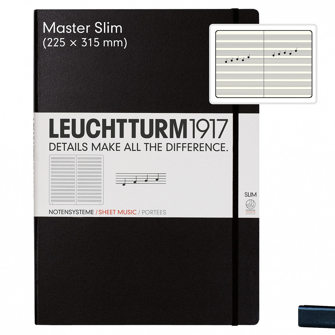 LEUCHTTURM1917 A4+ Master Slim Sheet Music Notebook Cover