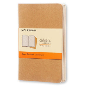 Moleskine Cahier Journals - Pack of 3