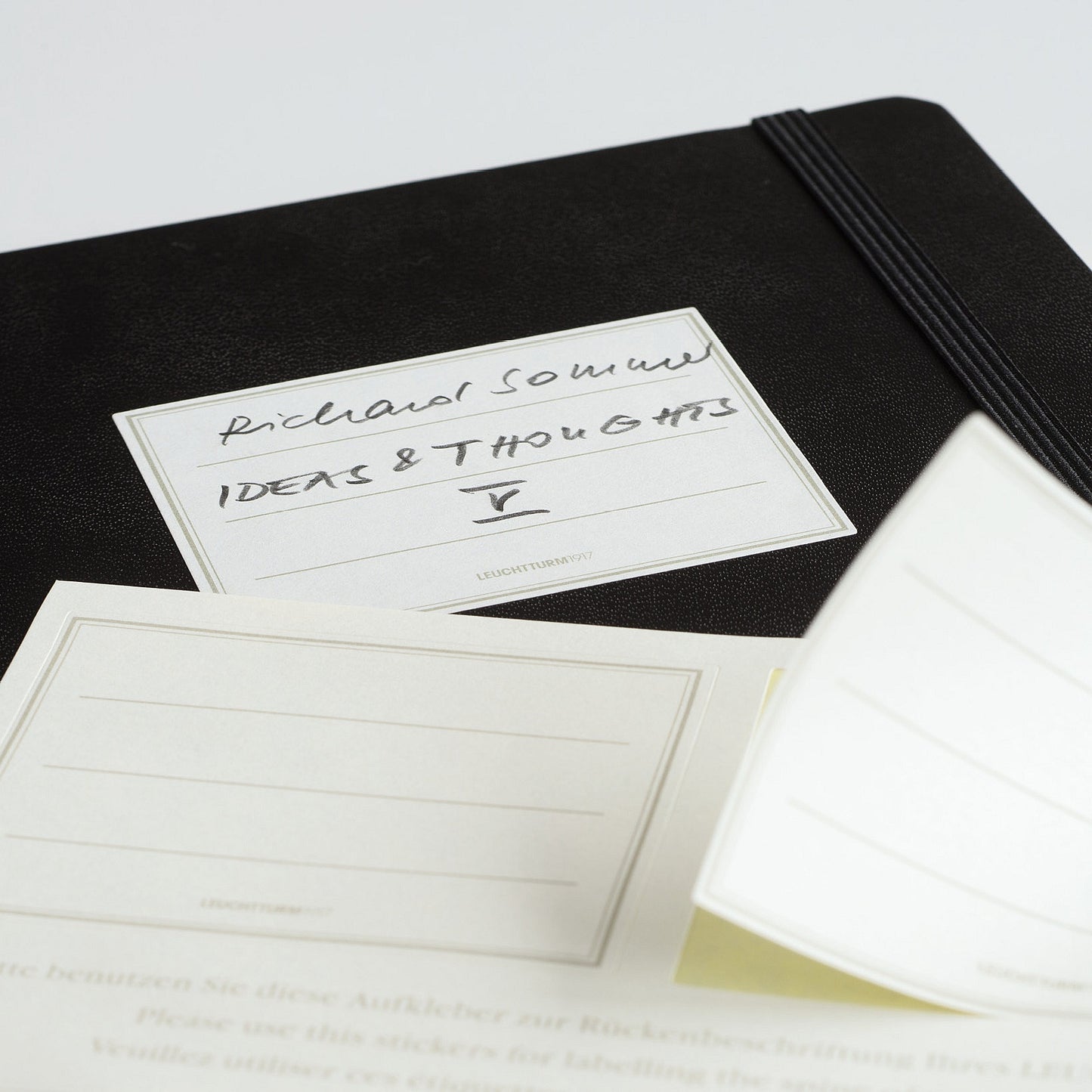 LEUCHTTURM1917 Medium (A5) Address Book Black Label